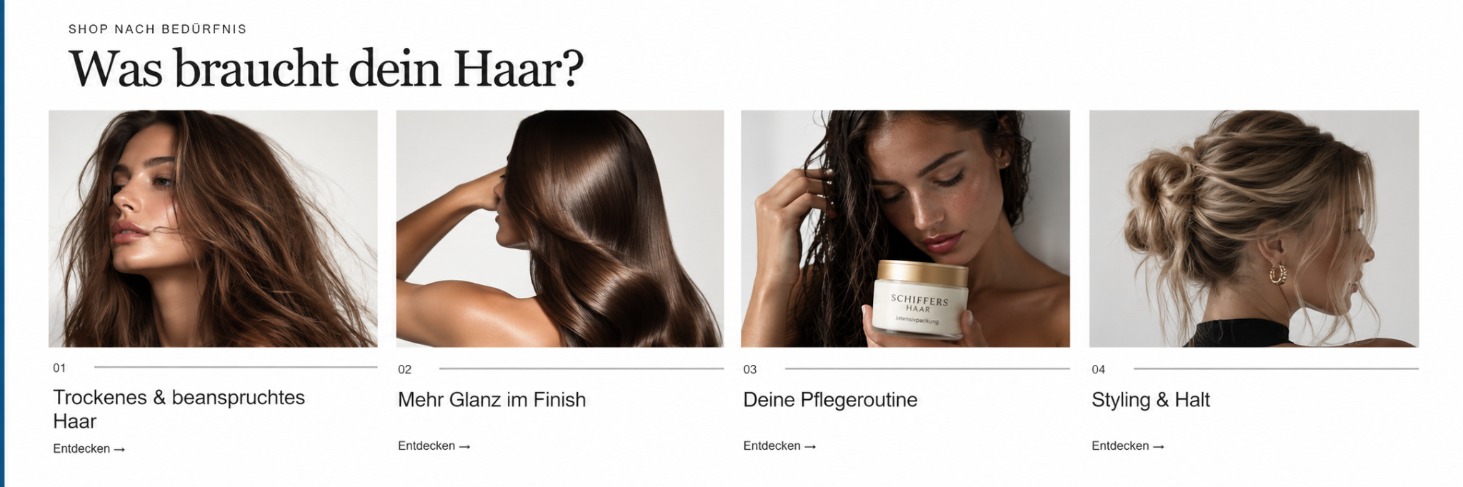Trockenes & beanspruchtes Haar
